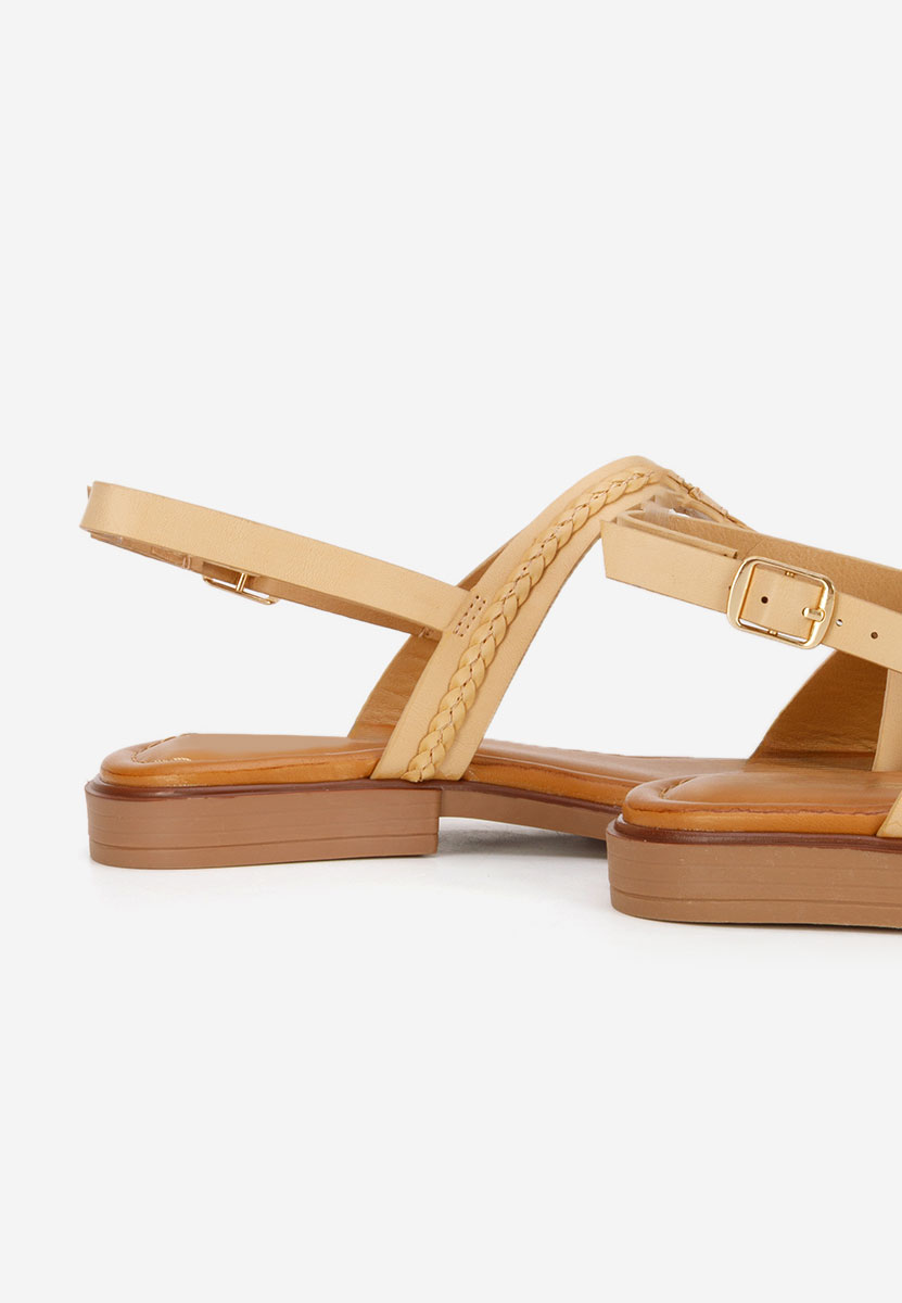 Sandali bassi Colida beige
