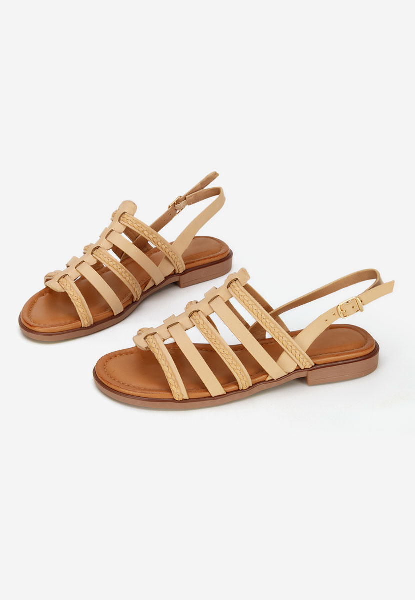 Sandali bassi Aminta beige