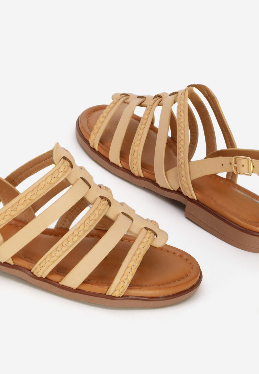Sandali bassi Aminta beige