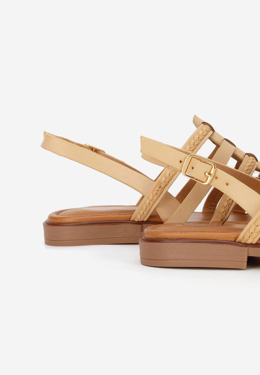 Sandali bassi Aminta beige