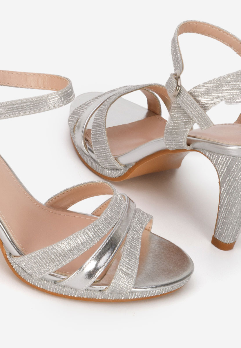Sandali eleganti Raniya argento