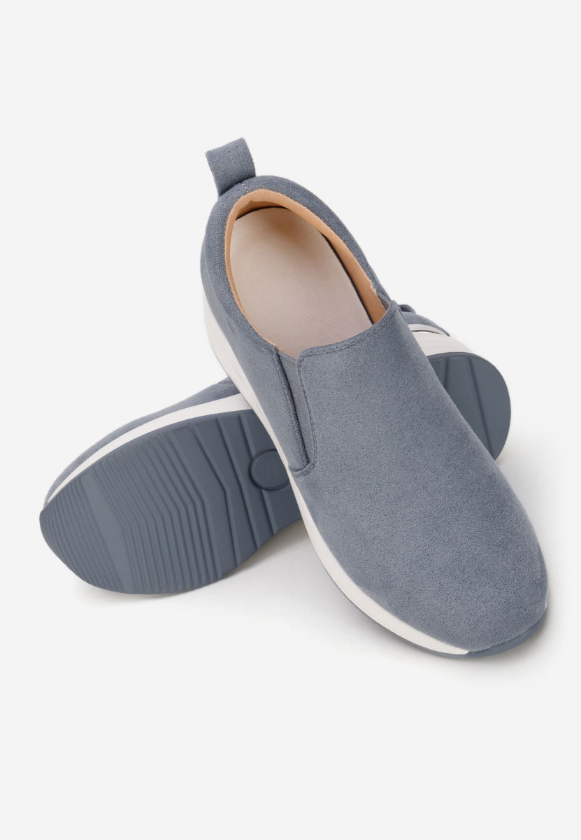 Scarpe con plateau Leanne blu