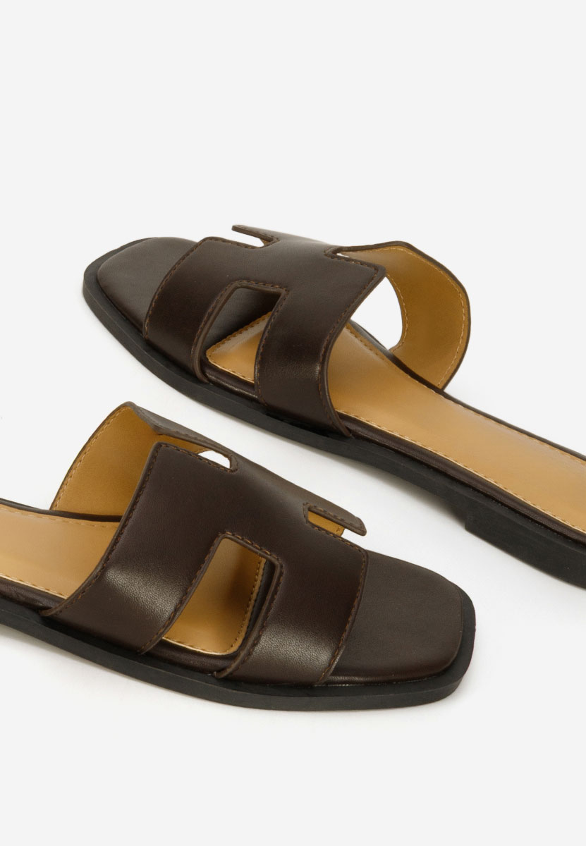 Ciabatte donna Lecya marrone