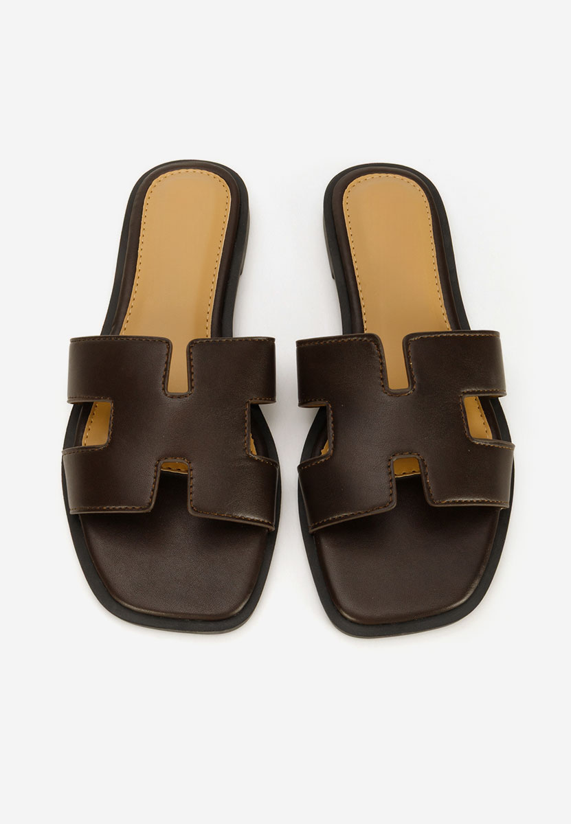 Ciabatte donna Lecya marrone