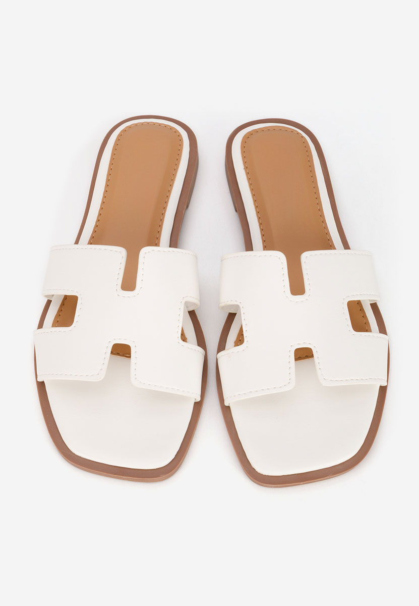 Ciabatte donna Lecya bianchi