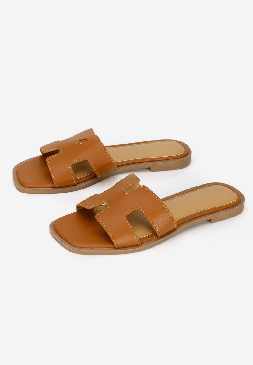 Ciabatte donna Lecya camel