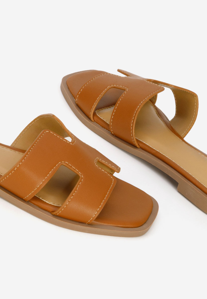 Ciabatte donna Lecya camel