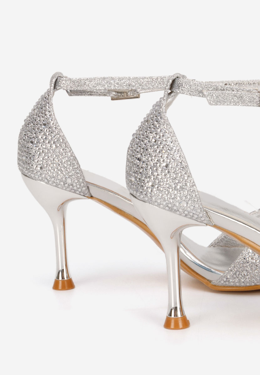 Sandali eleganti Persiana argento