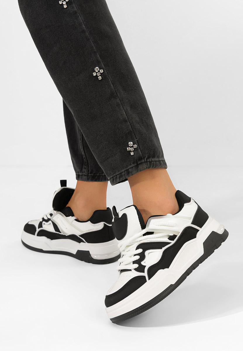 Sneakers con plateau Cinzela nero