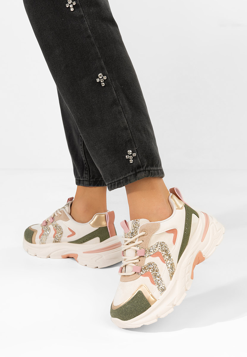 Sneakers con plateau Odinea V2 colorate