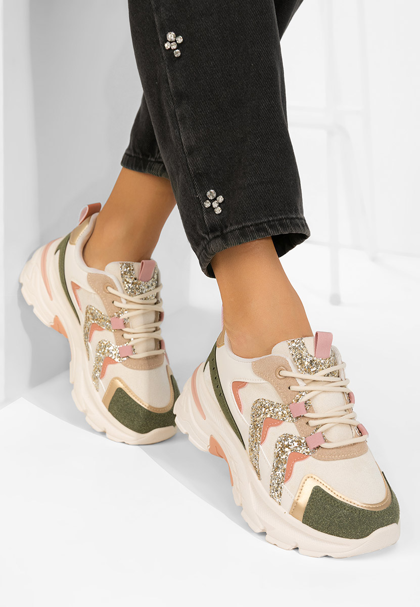 Sneakers con plateau Odinea V2 colorate