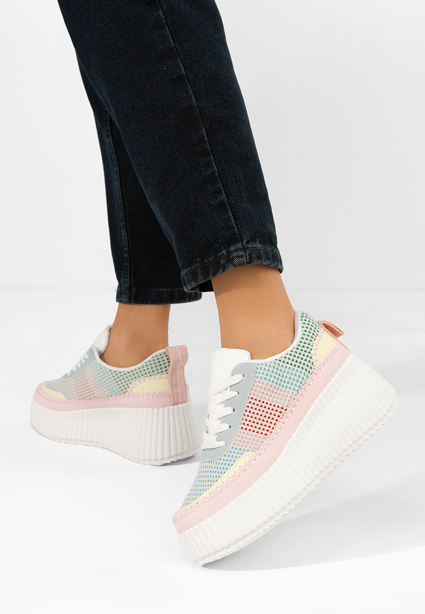 Sneakers con plateau Tamylsa colorate