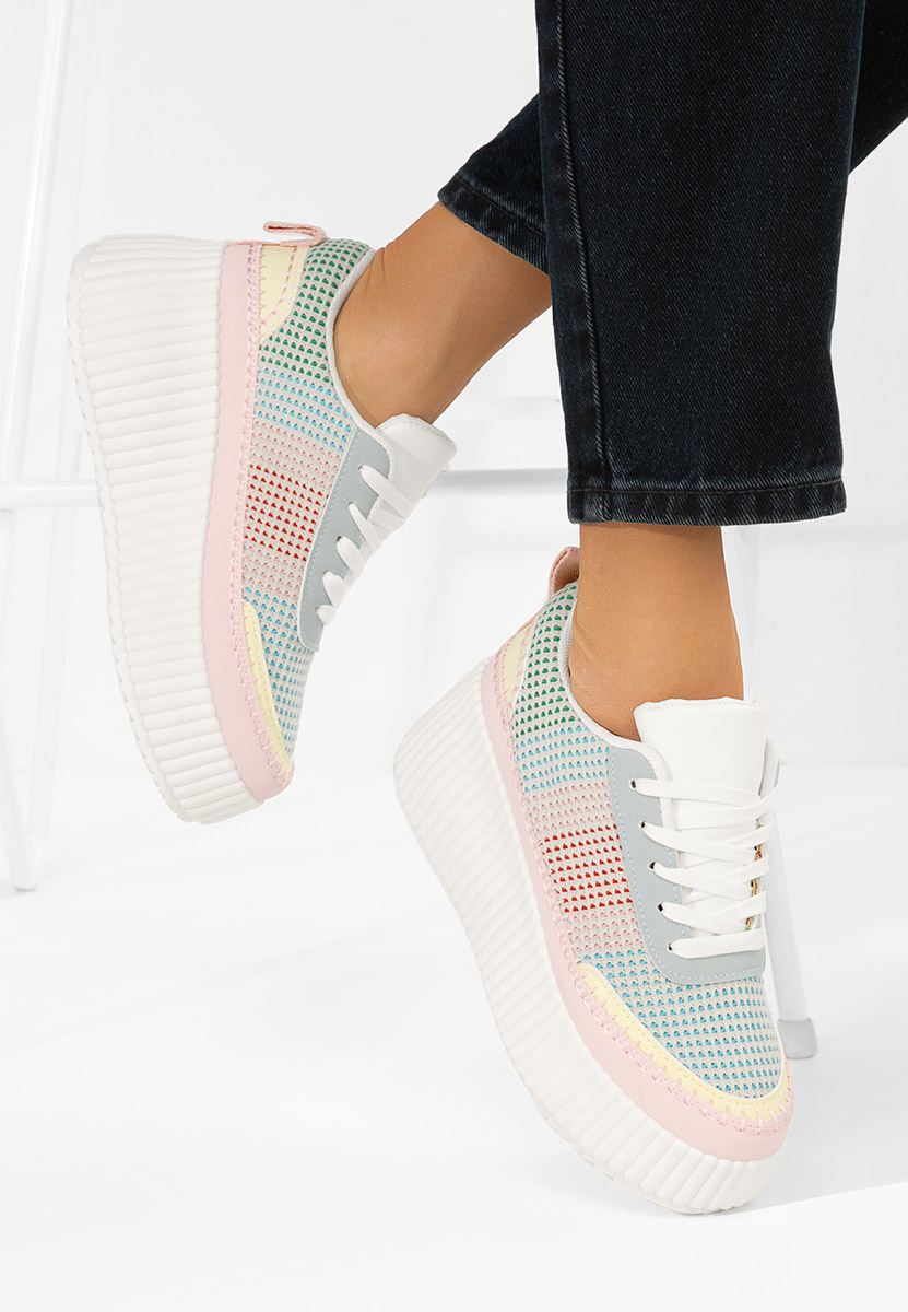 Sneakers con plateau Tamylsa colorate