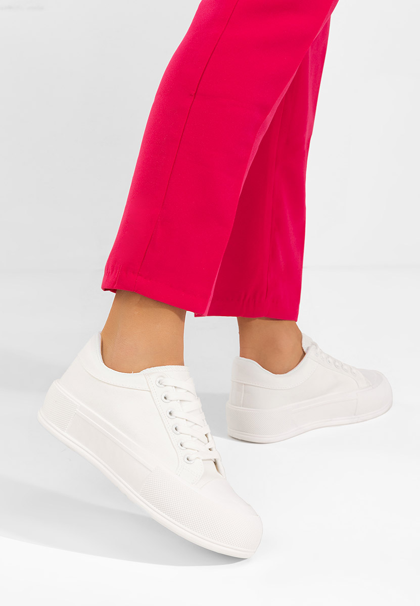 Scarpe da ginnastica con piattaforma Antonea bianchi