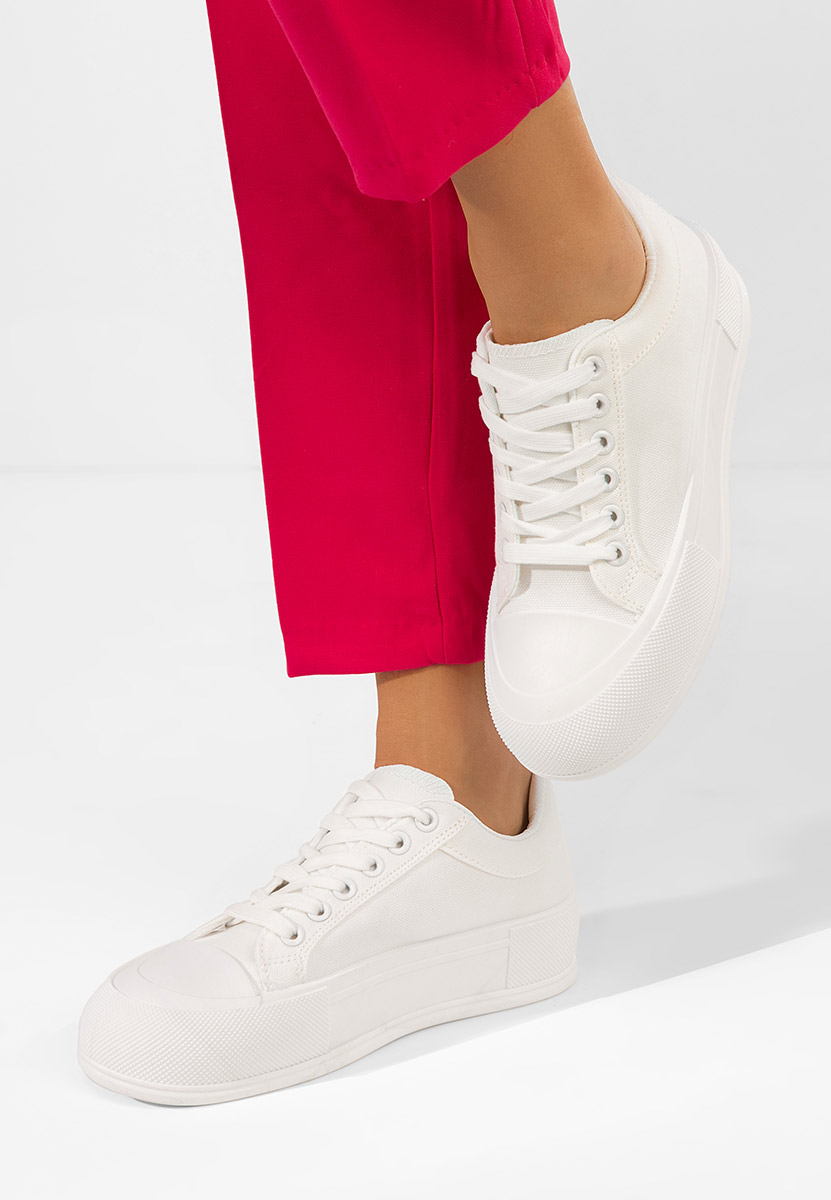 Scarpe da ginnastica con piattaforma Antonea bianchi