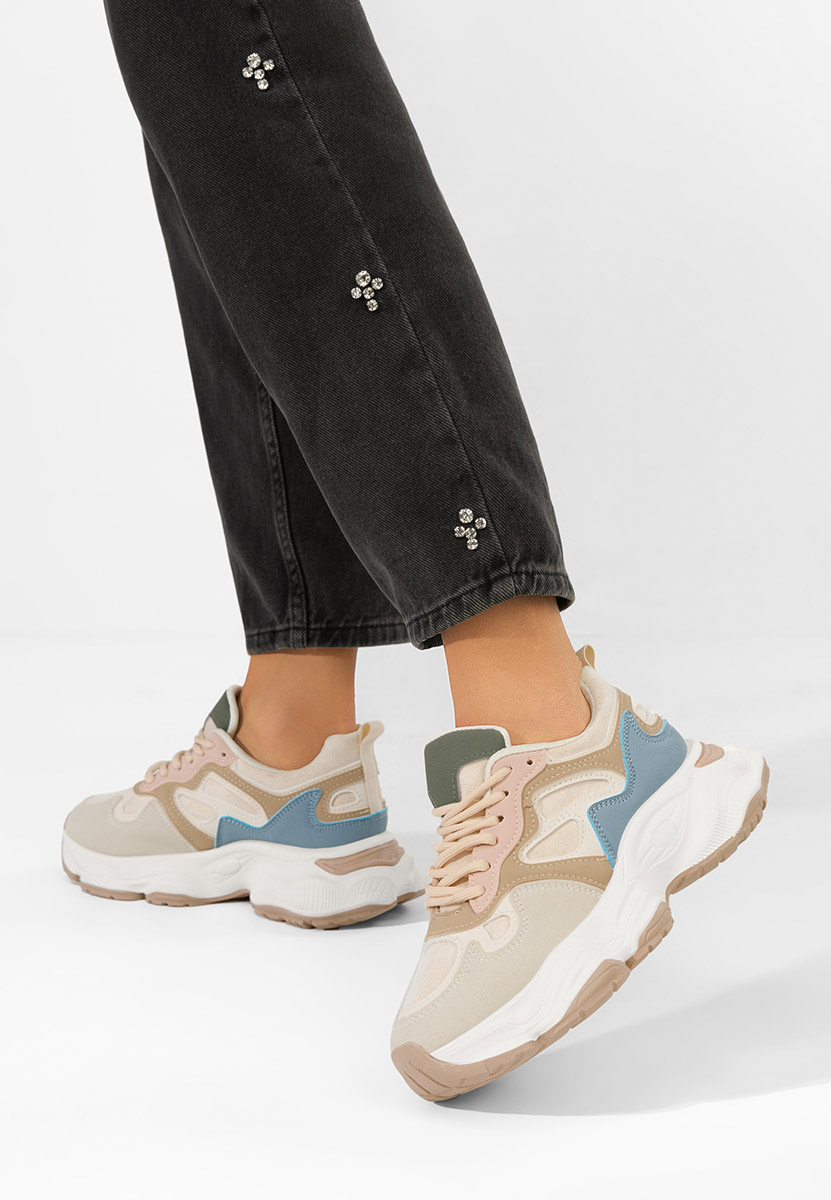 Sneakers con plateau Glavora colorate