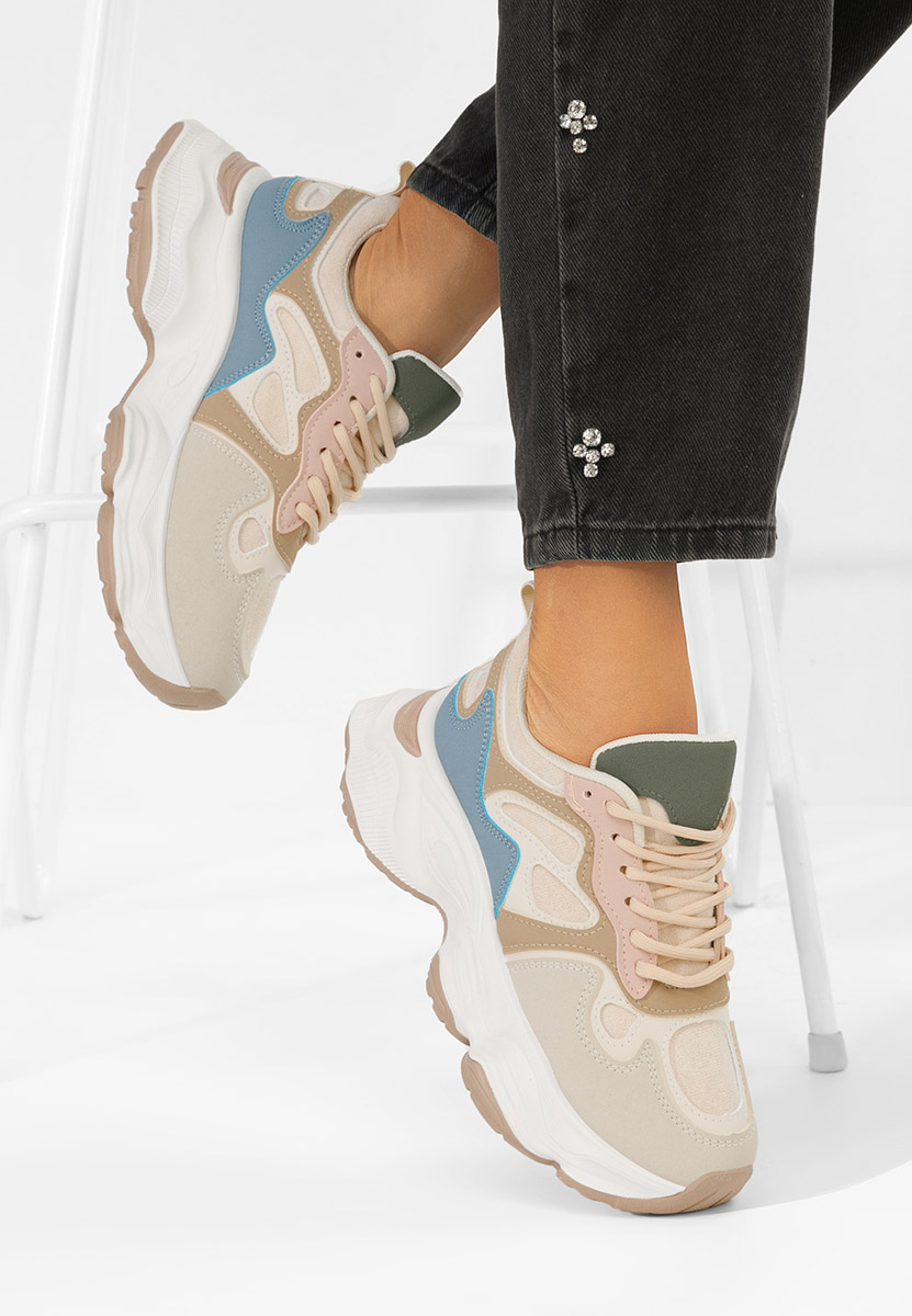 Sneakers con plateau Glavora colorate