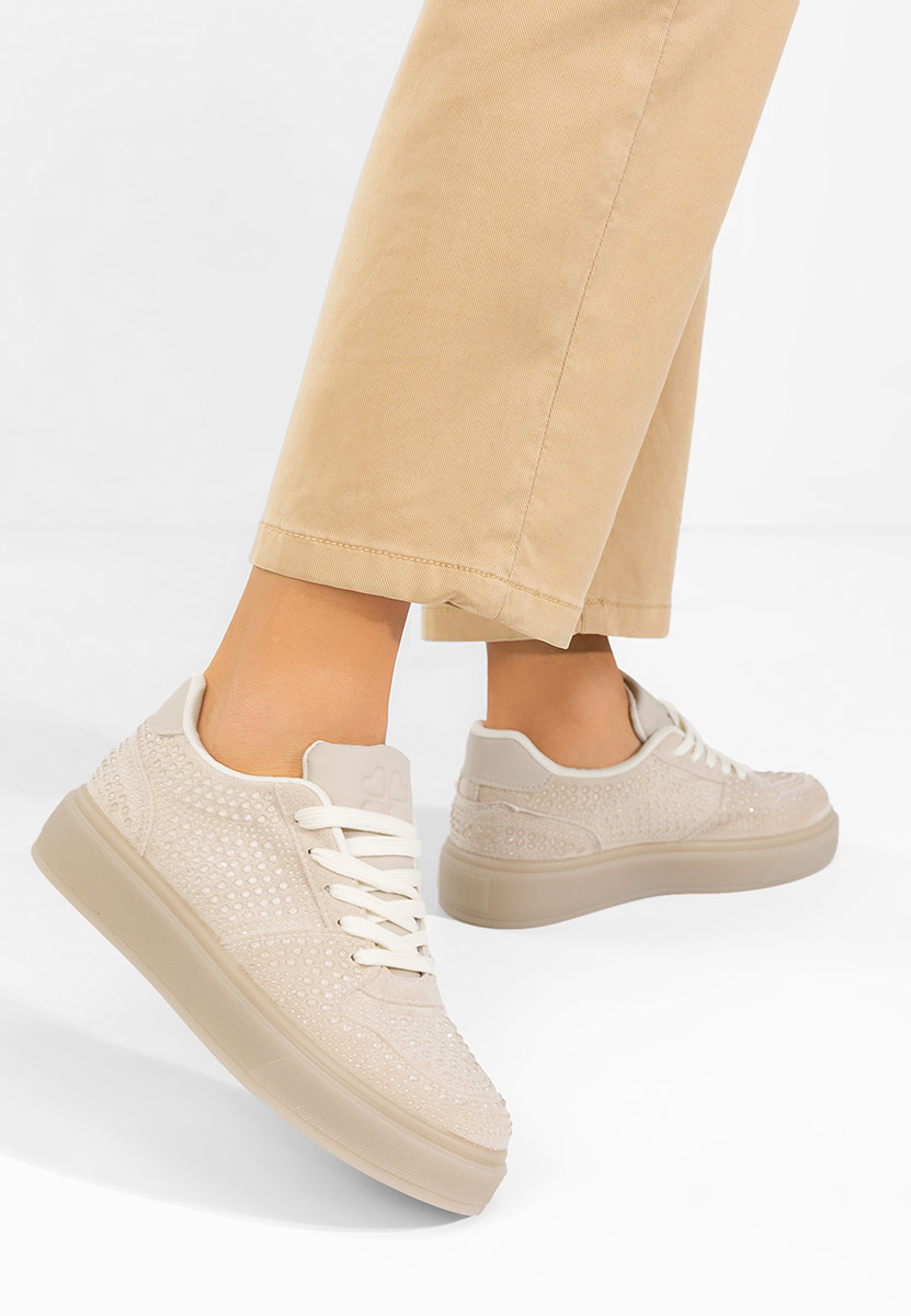 Sneakers donna Olivina beige