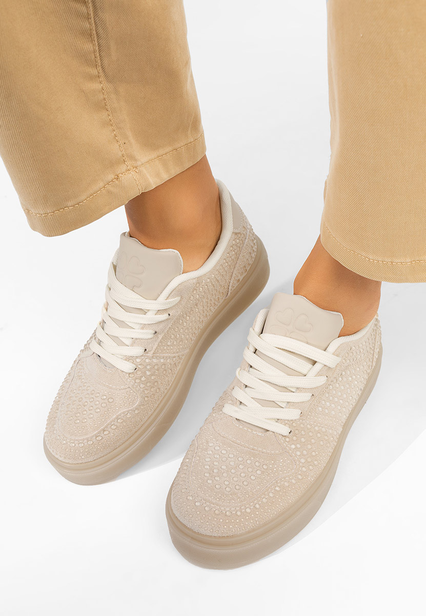 Sneakers donna Olivina beige