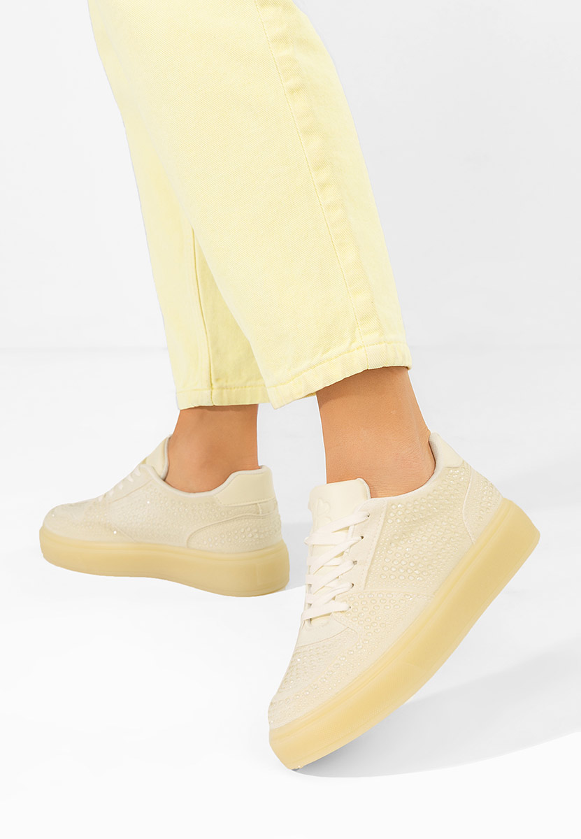 Sneakers donna Olivina gialli