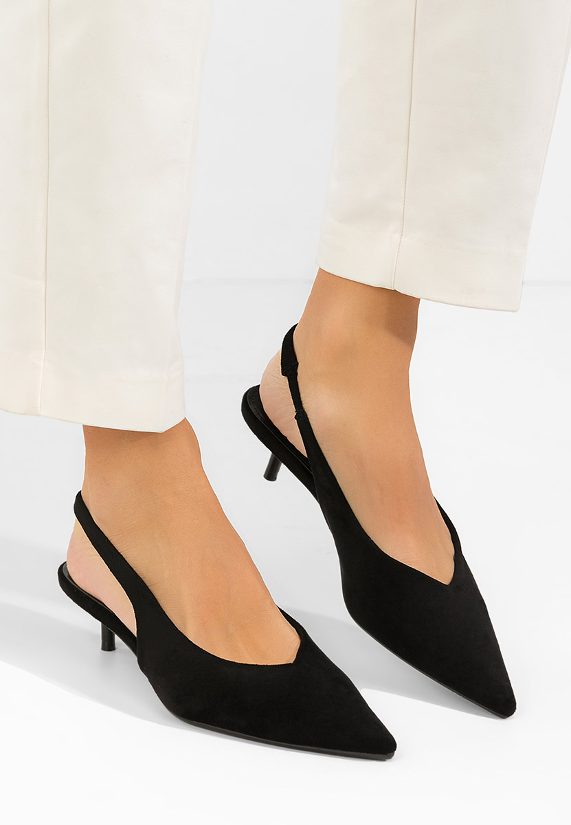 Décolleté Slingback Amadeea nero