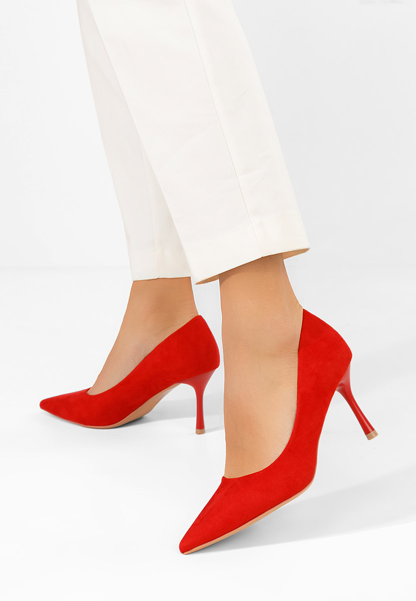 Décolleté tacco a spillo Antoneia rosso