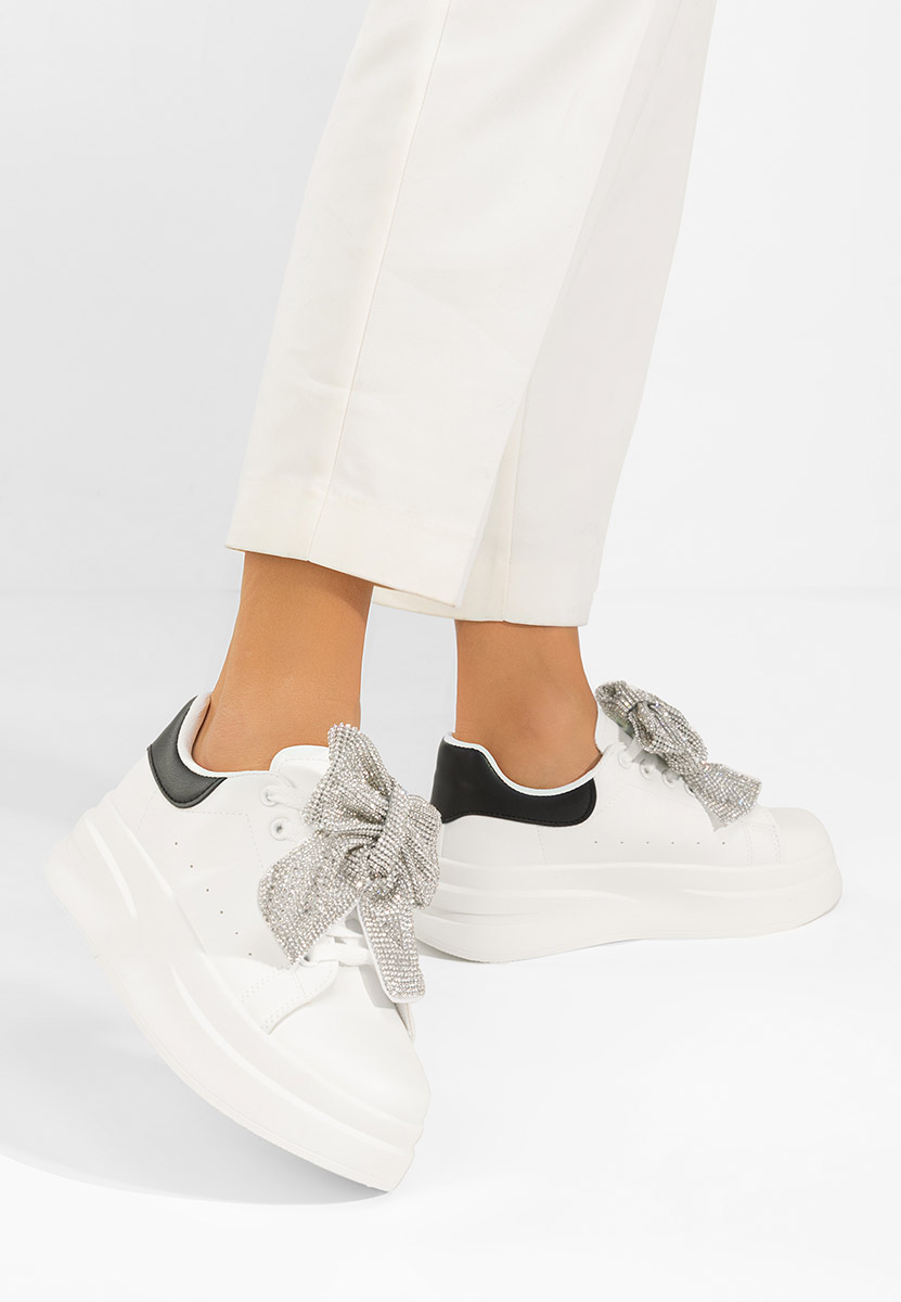 Sneakers con plateau Anitta V2 bianchi