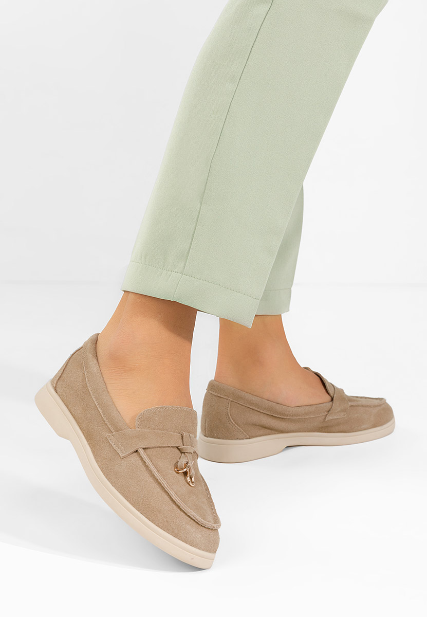 Mocassini donna pelle Ortansa camel