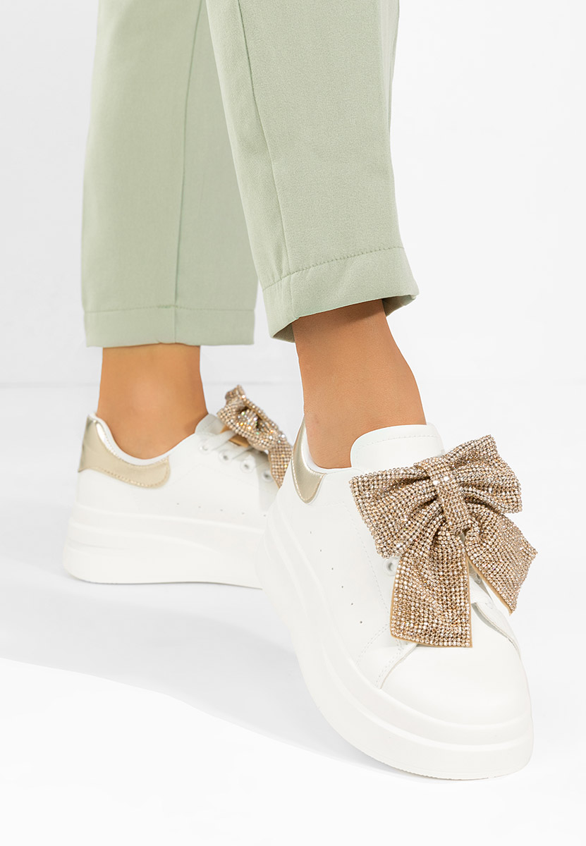 Sneakers con plateau Anitta oro