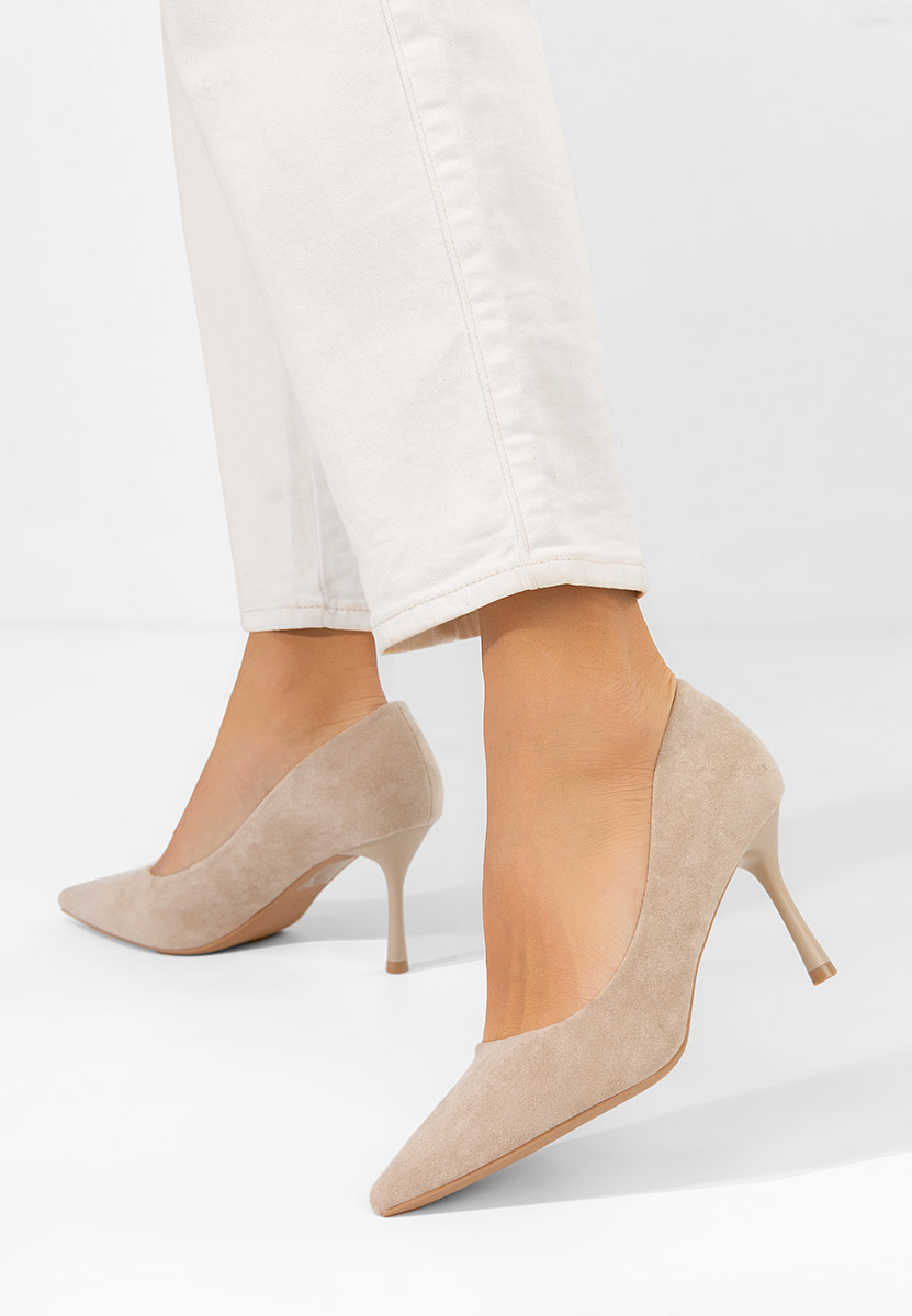 Décolleté tacco a spillo Antoneia beige