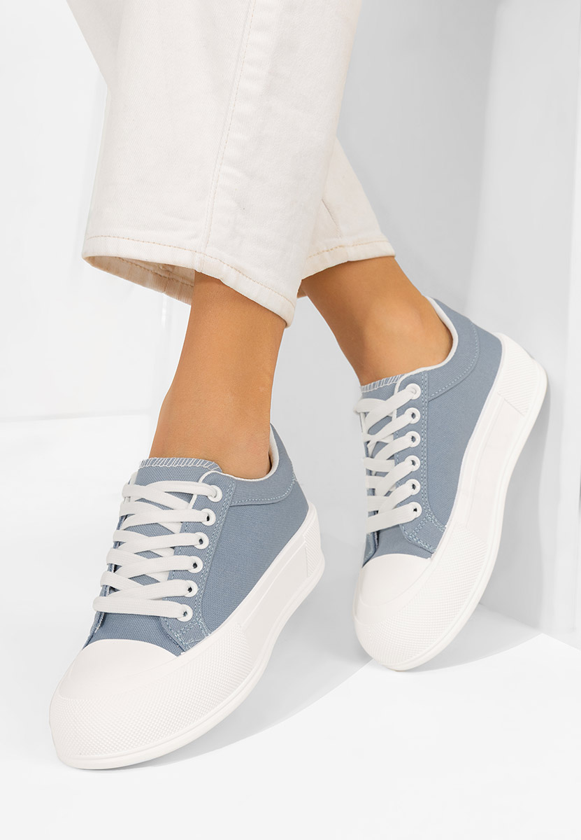Scarpe da ginnastica con piattaforma Antonea denim