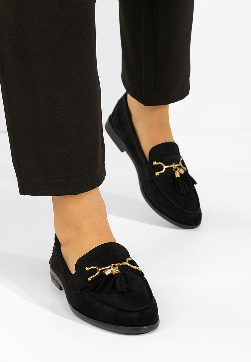 Mocassini da donna Reeia nero