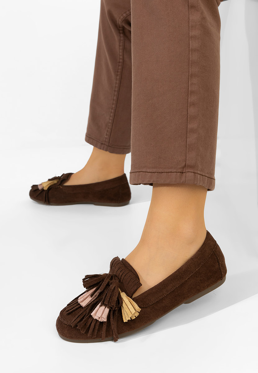 Mocassini da donna Sedania marrone
