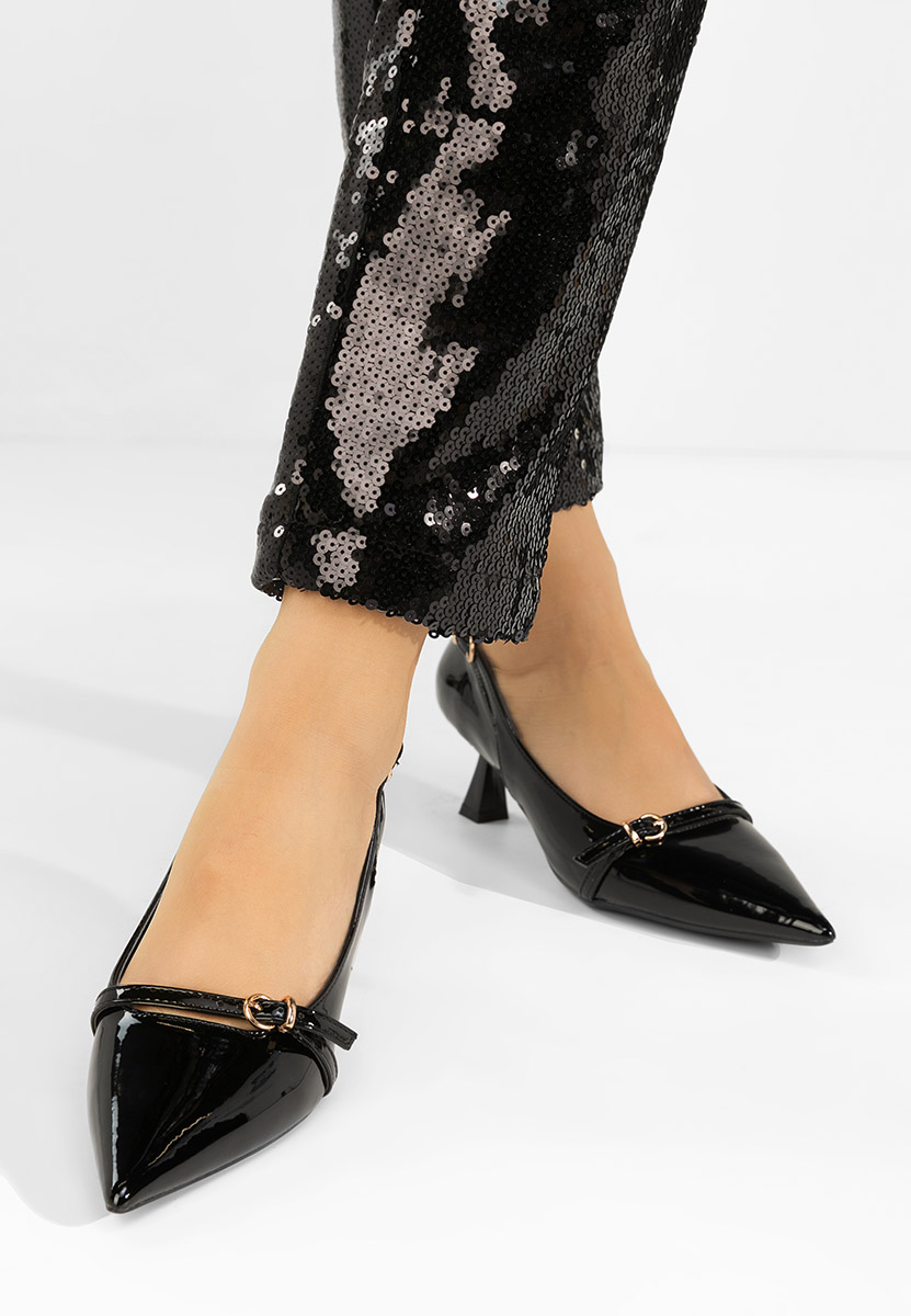 Décolleté tacco a spillo Surie nero