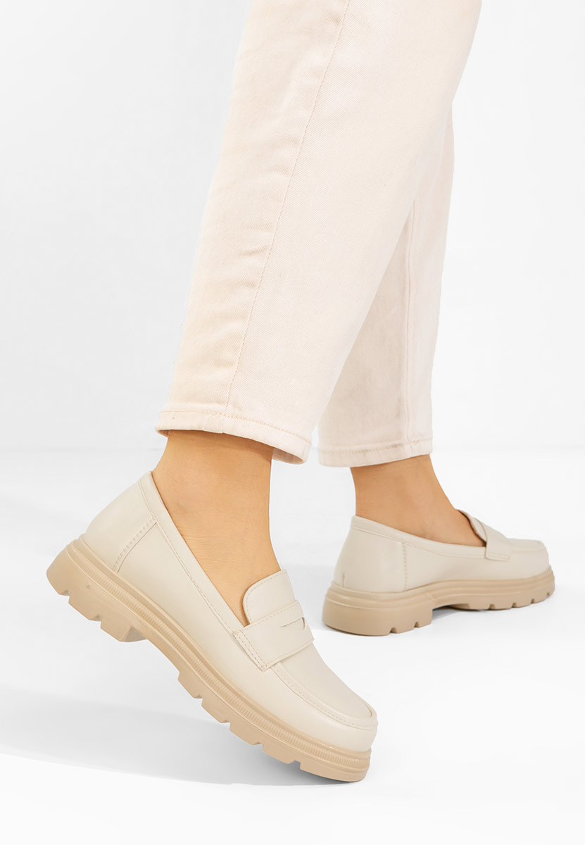 Mocassini da donna Danielia beige