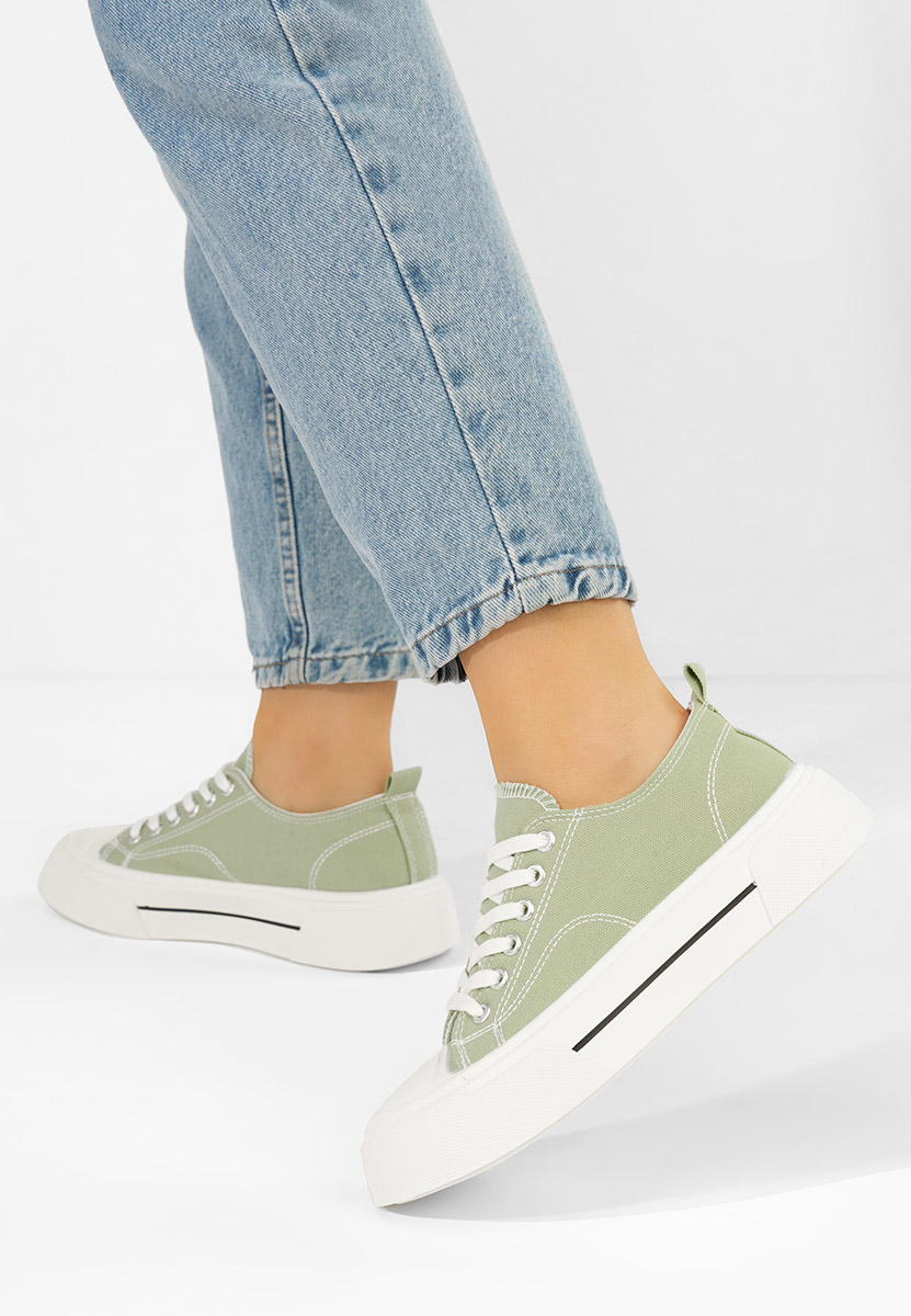 Scarpe da ginnastica donna Jessia verdi