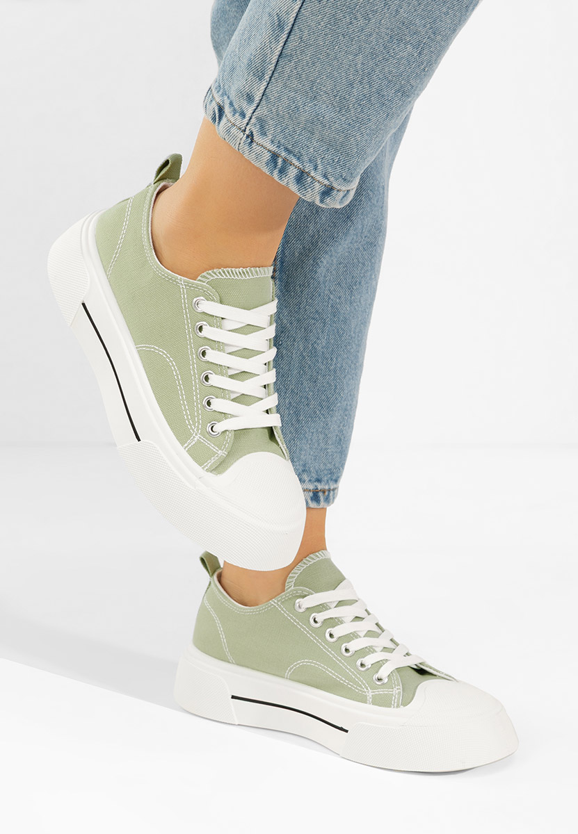 Scarpe da ginnastica donna Jessia verdi