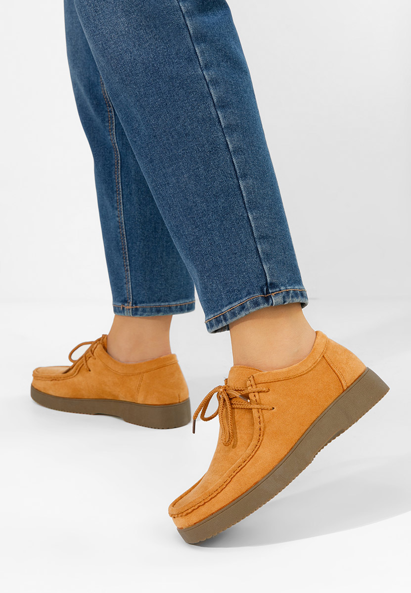 Scarpe basse donna Zairia camel