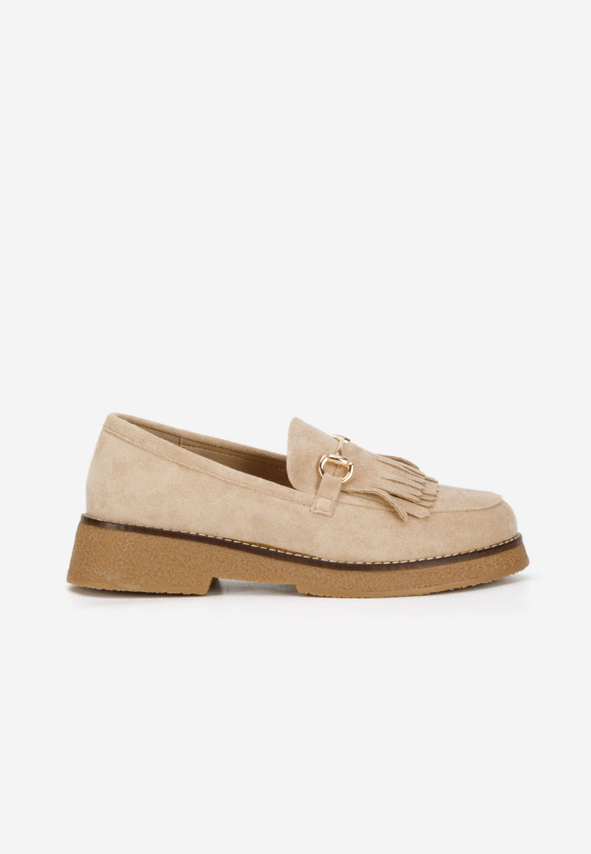 Mocassini da donna Kemily beige