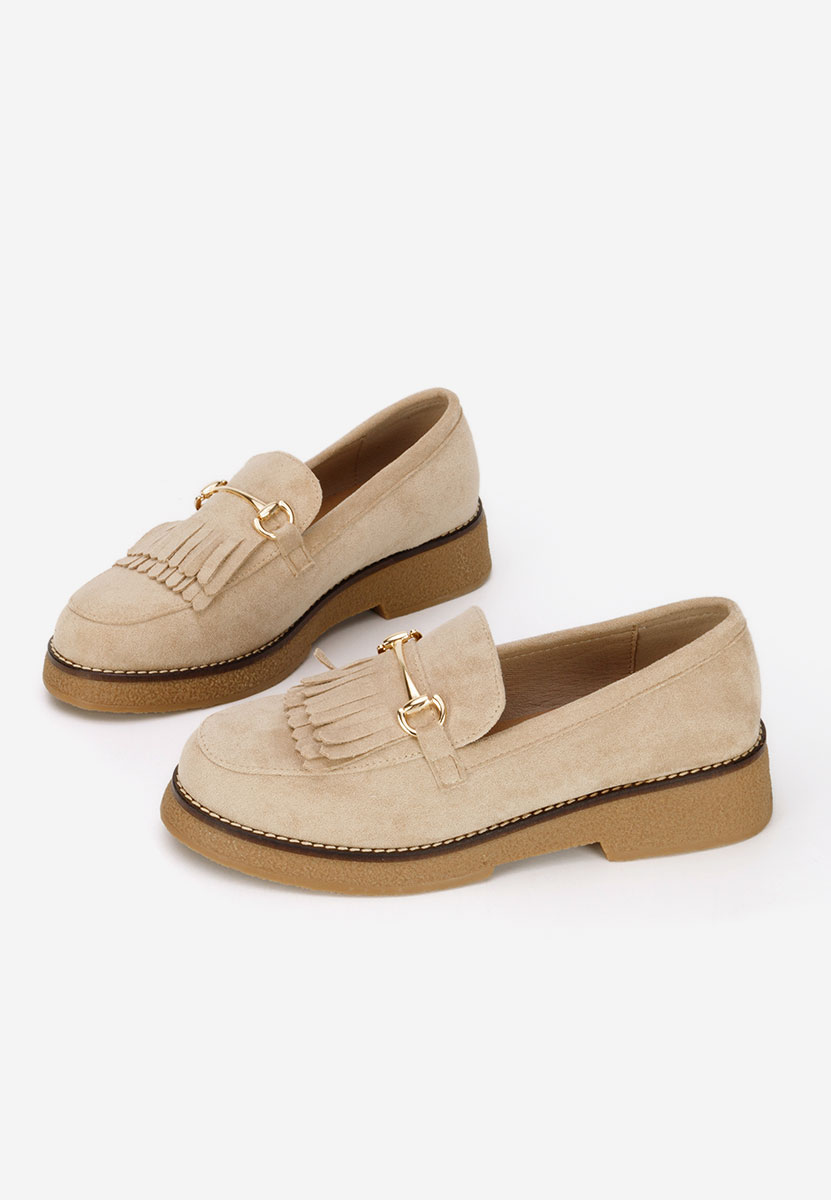 Mocassini da donna Kemily beige