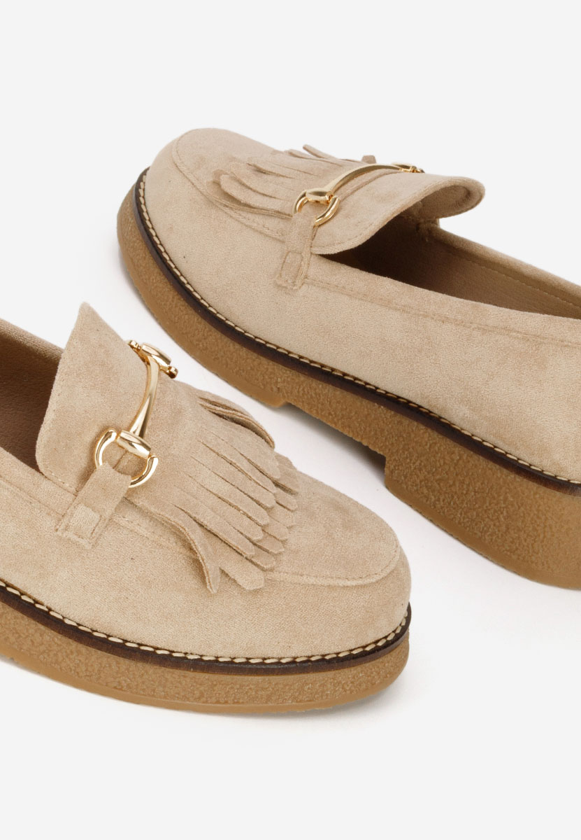Mocassini da donna Kemily beige