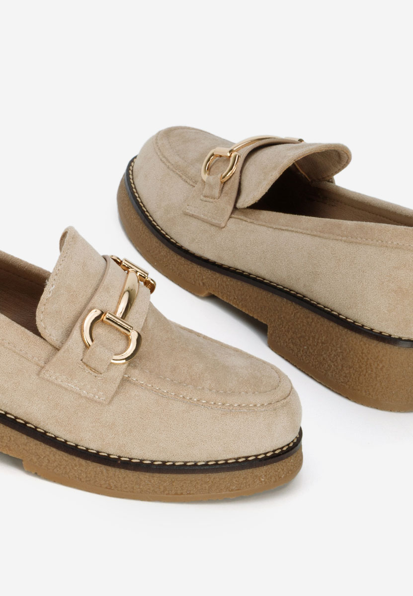 Mocassini da donna Ylenia beige