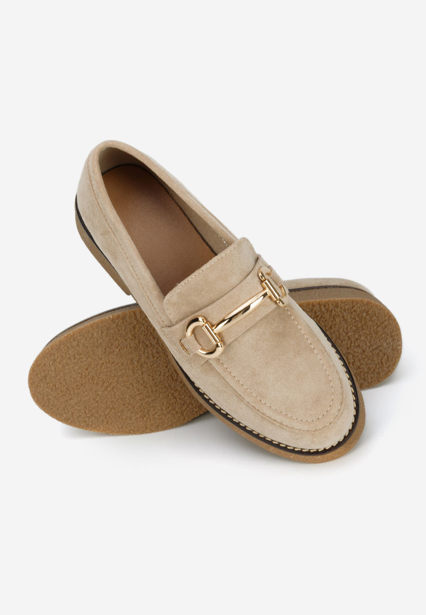 Mocassini da donna Ylenia beige