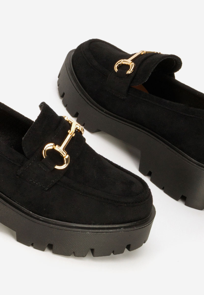 Mocassini con plateau Belvina nero
