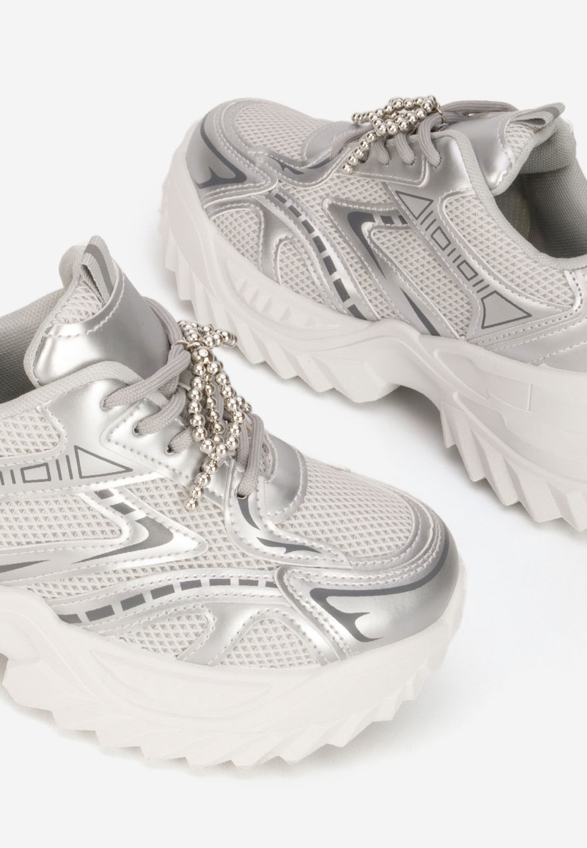 Sneakers donna Eudoria argento