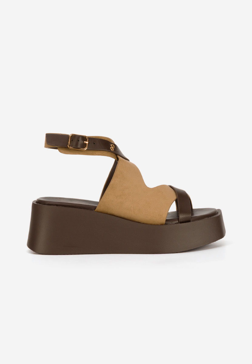 Sandali platform Kataline cachi