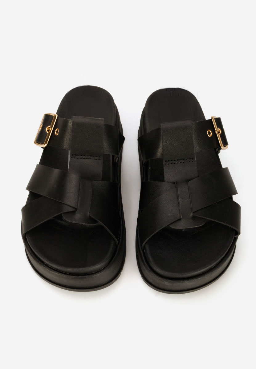 Ciabatte platform Inaria nero