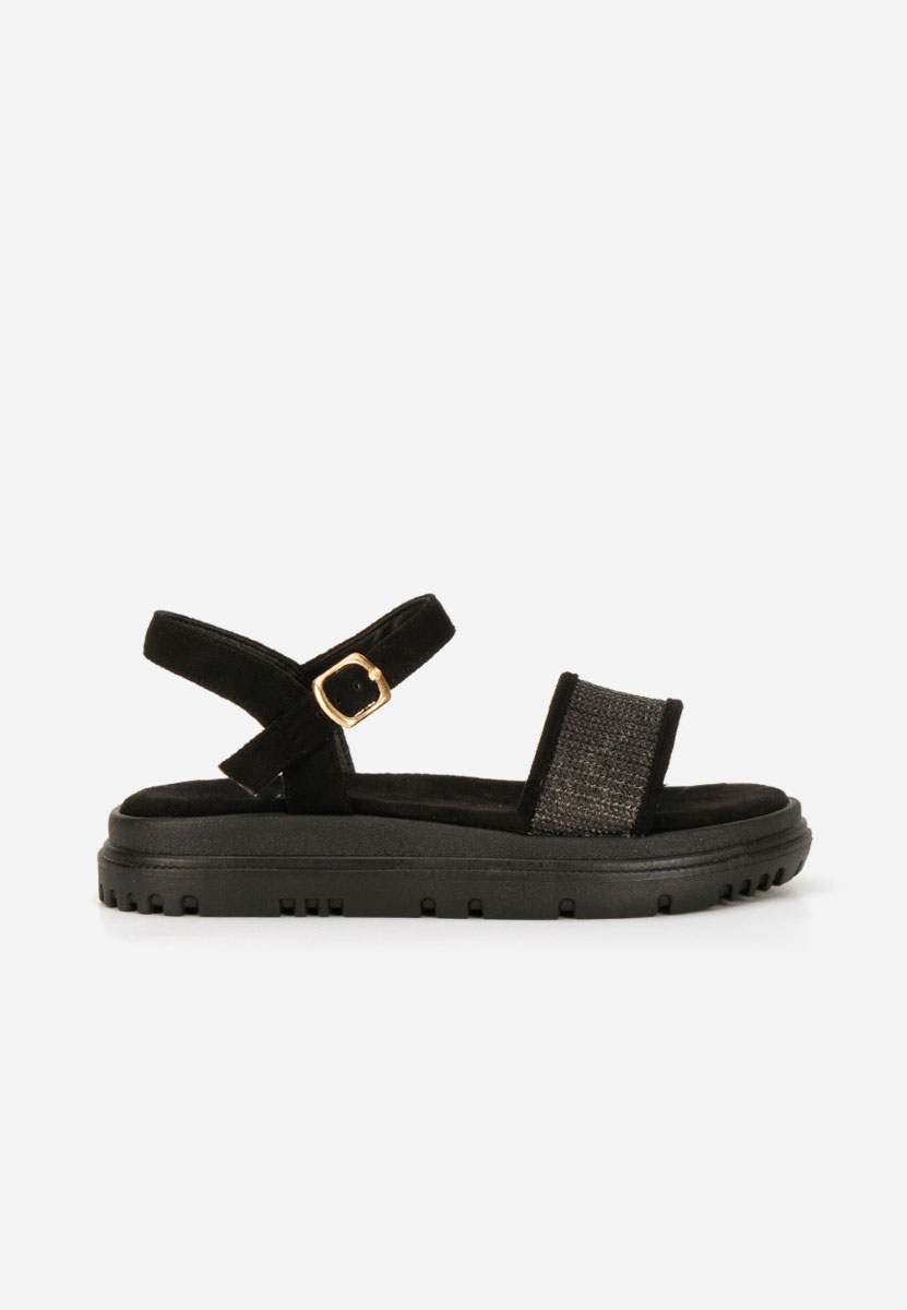 Sandali platform Donetia nero
