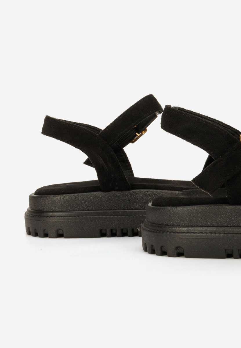 Sandali platform Donetia nero
