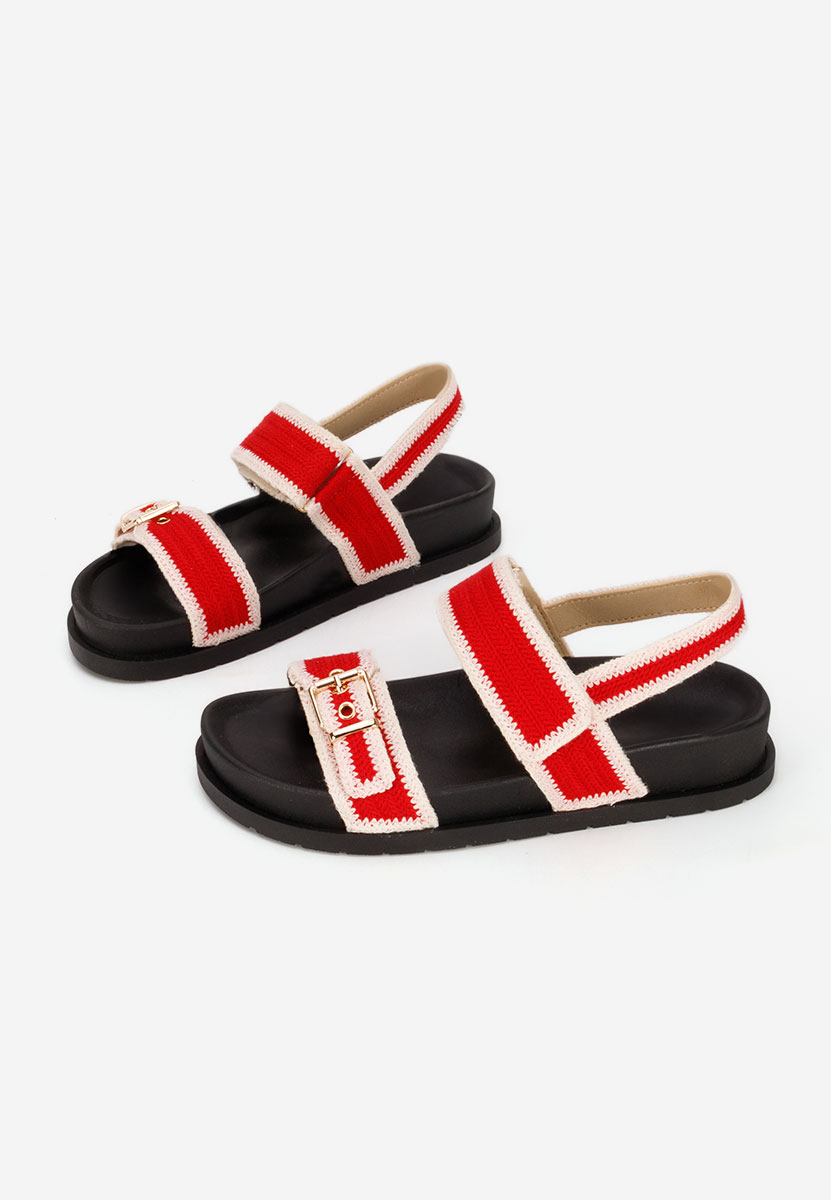 Sandali bassi donna Sharma rosso